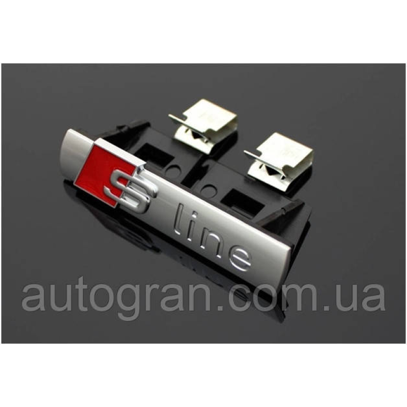 Емблема решітки Audi Sline S-line