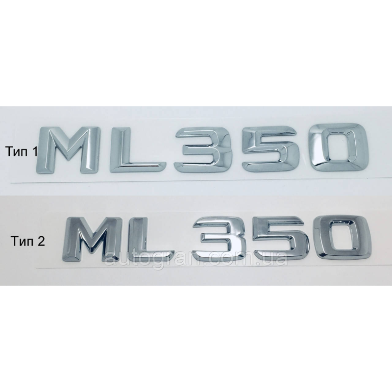 Емблема напис багажника Mercedes ML350 Емблема напис багажника Mercedes ML350