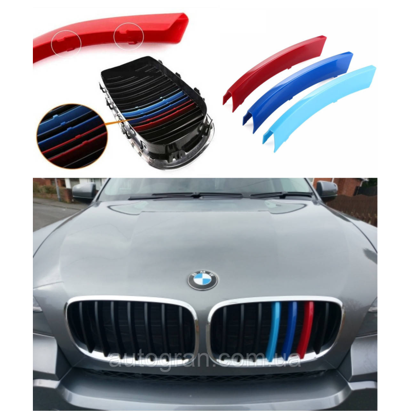 Накладка решітки радіатора BMW X6 E71 E72 М-стиль