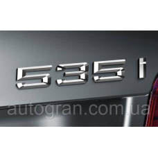 Емблема напис багажника BMW 535i