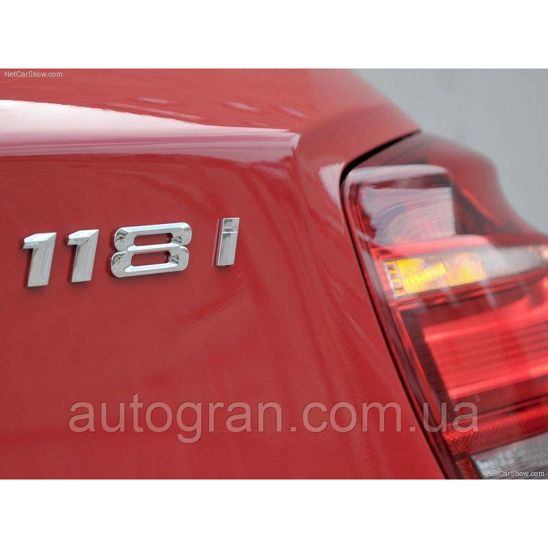 Емблема напис багажника BMW 118i Емблема напис багажника BMW 118i