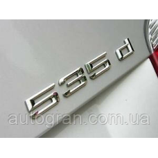 Емблема напис багажника BMW 535d