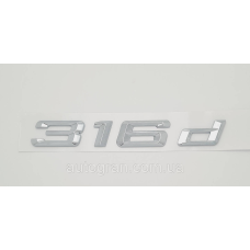 Емблема напис багажника BMW 316d