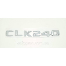 Емблема напис багажника Mercedes CLK240