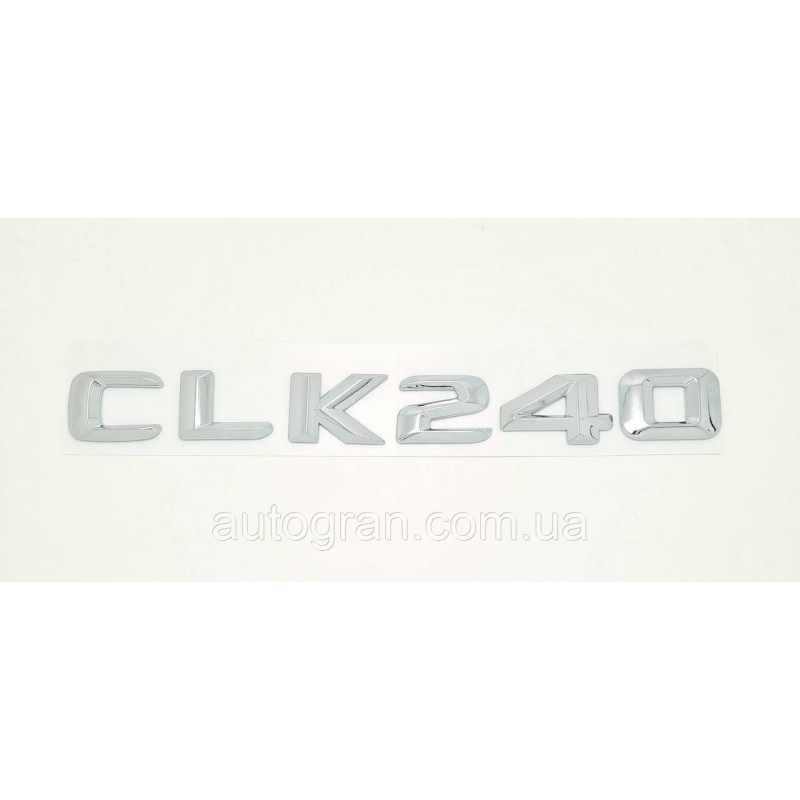 Емблема напис багажника Mercedes CLK240 Емблема напис багажника Mercedes CLK240