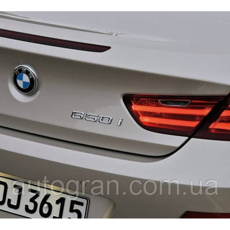 Емблема напис багажника BMW 650i
