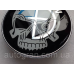 Емблема капота та багажника BMW Skull череп 74mm Емблема капота та багажника BMW Skull череп 74mm