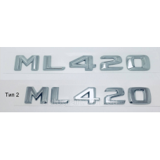 Емблема напис багажника Mercedes ML420