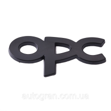 Емблема кузова Opel OPC line чорна