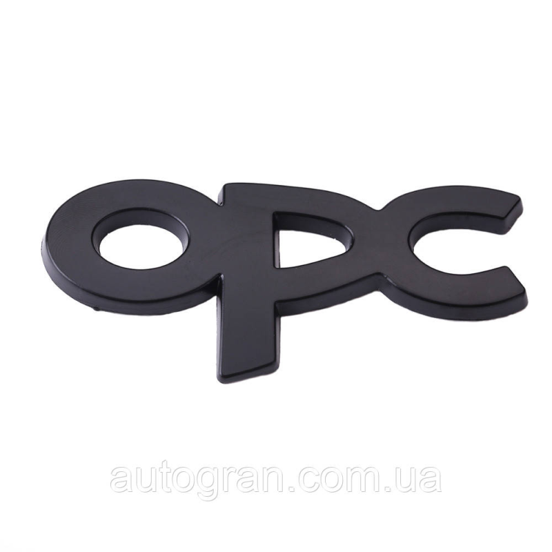 Емблема кузова Opel OPC line чорна