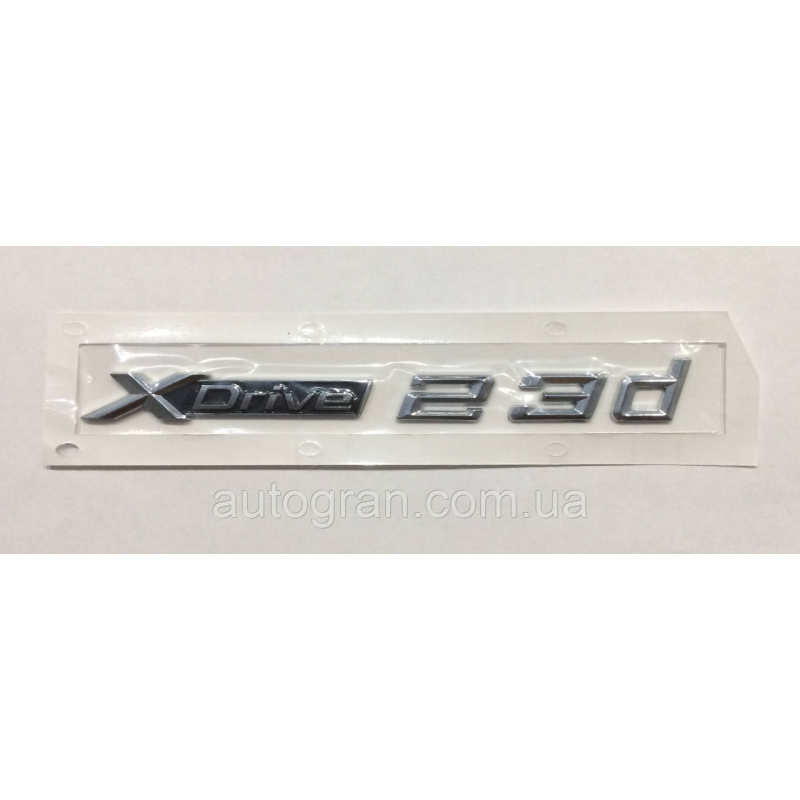 Емблема напис BMW Xdrive 2.3d