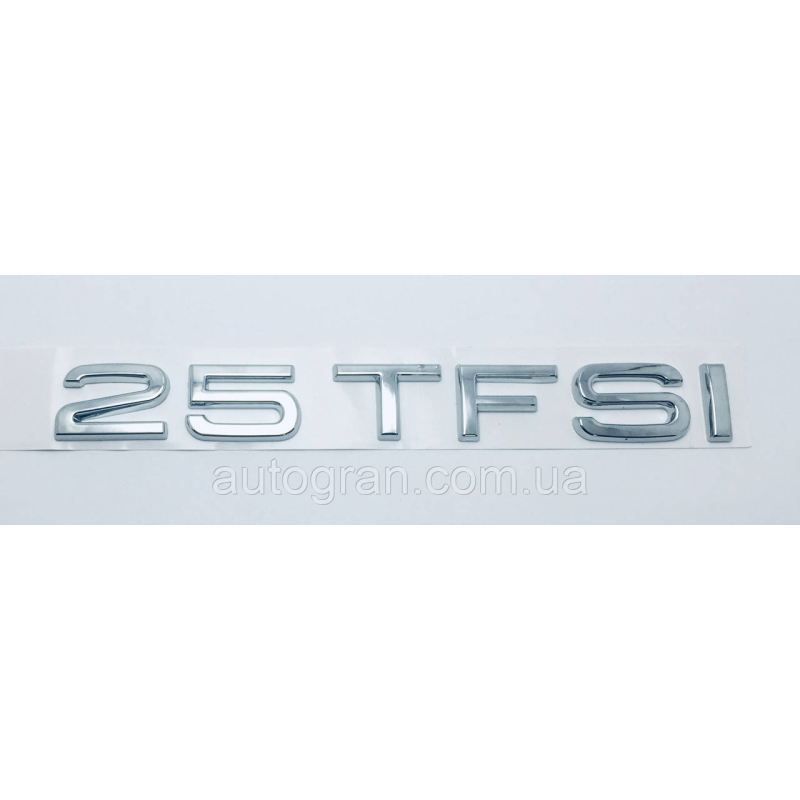 Емблема напис багажника Audi 25 TFSI Емблема напис багажника Audi 25 TFSI