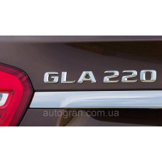 Емблема напис багажника Mercedes GLA220 тип1
