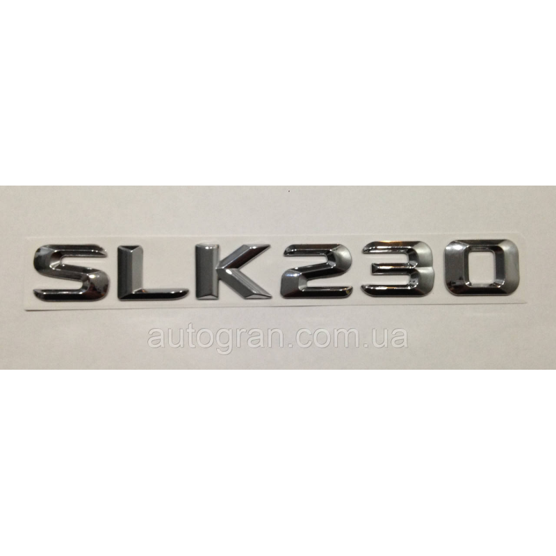 Емблема напис багажника Mercedes SLK230 Емблема напис багажника Mercedes SLK230