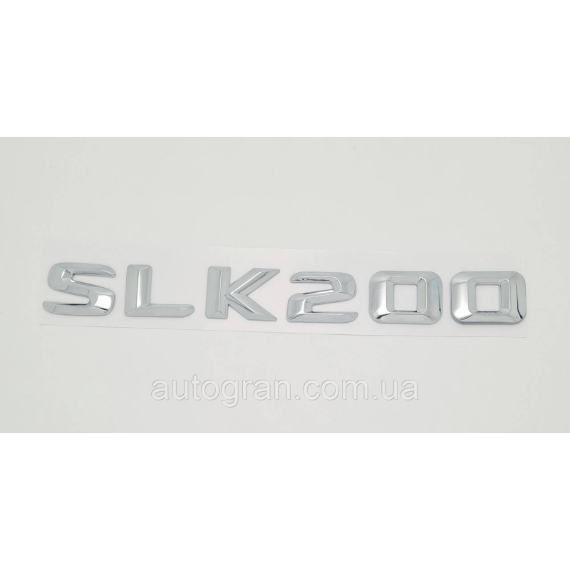 Емблема напис багажника Mercedes SLK200 Емблема напис багажника Mercedes SLK200
