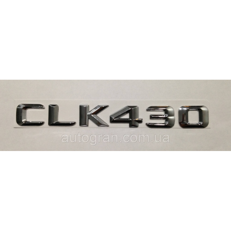 Емблема напис багажника Mercedes CLK430 Емблема напис багажника Mercedes CLK430