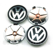 Заглушки ковпачки легкосплавних дисків VW Volkswagen 68мм