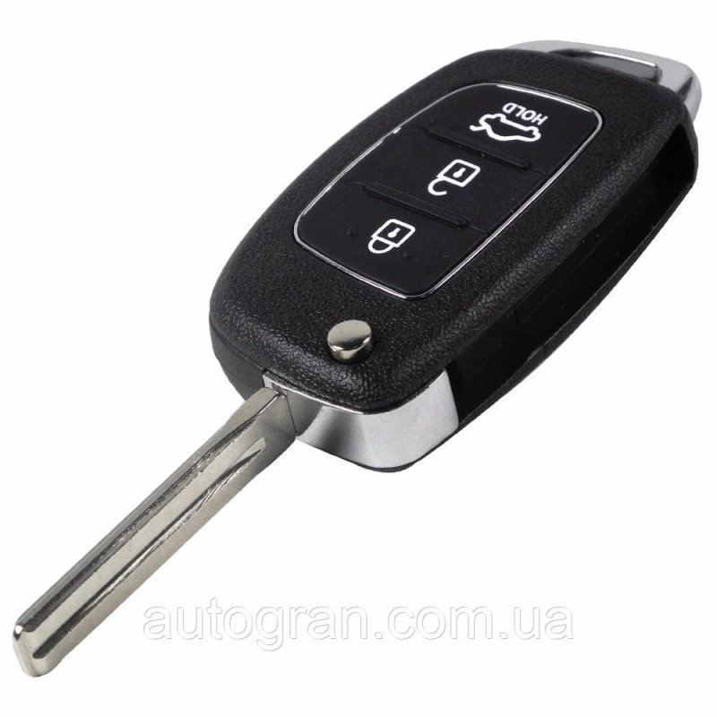 Корпус викидного ключа Hyundai Kia 3 кнопки новий тип Корпус викидного ключа Hyundai Kia 3 кнопки новий тип