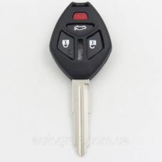 Корпус ключа Mitsubishi 3 кнопки + panic