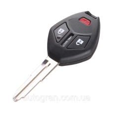 Корпус ключа Mitsubishi 2 кнопки + panic