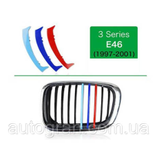 Накладка решітки радіатора BMW 3 E46 М-стиль 1998-2001