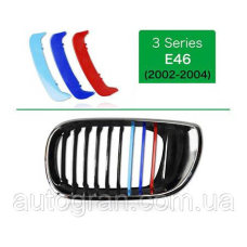 Накладка решітки радіатора BMW 3 E46 М-стиль 2001-2004