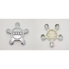 Ковпачки литих дисків AUDI 4F0601165N A3 A4 A5 A6 A8 TT Q5 срібло