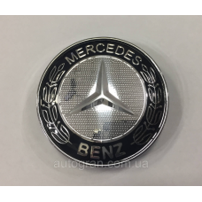 Заглушки ковпачки литих дисків Mercedes 60 мм чорні