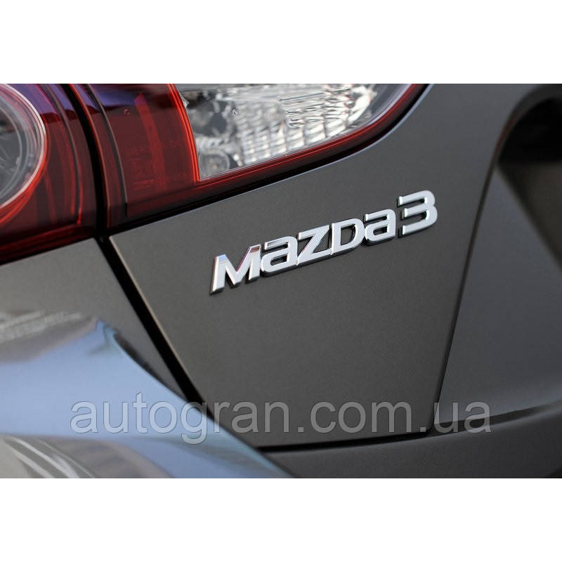 Емблема напис багажника Mazda 3