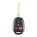 Корпус ключа Toyota Camry v50 Corolla 3+1 кнопки лезо Toy43
