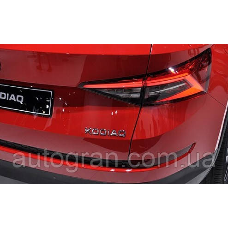 Емблема напис багажника Skoda Kodiaq Емблема напис багажника Skoda Kodiaq