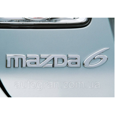Емблема напис багажника Mazda 6 до 2007г