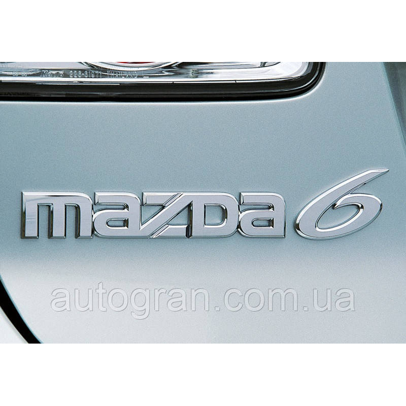 Емблема напис багажника Mazda 6 до 2007г