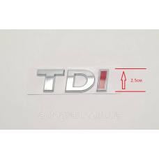 Емблема напис багажника VW Volkswagen TDI після 2009 р. тип 1