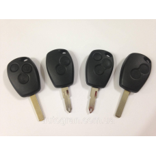 Корпус ключа 2 і 3 кнопки Renault Kangoo, Trafic, Clio, Megane, Master