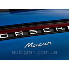 Емблема напис багажника Porsche Macan