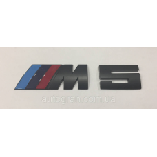Емблема кузова BMW M5 чорна