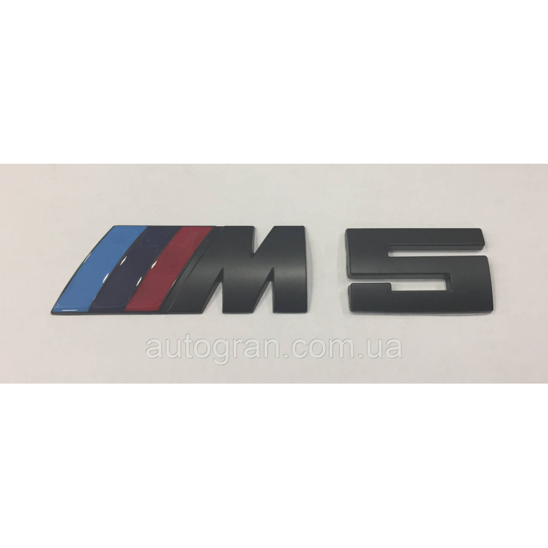 Емблема кузова BMW M5 чорна
