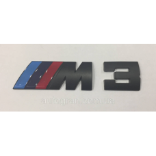 Емблема кузова та багажника BMW M3 чорна