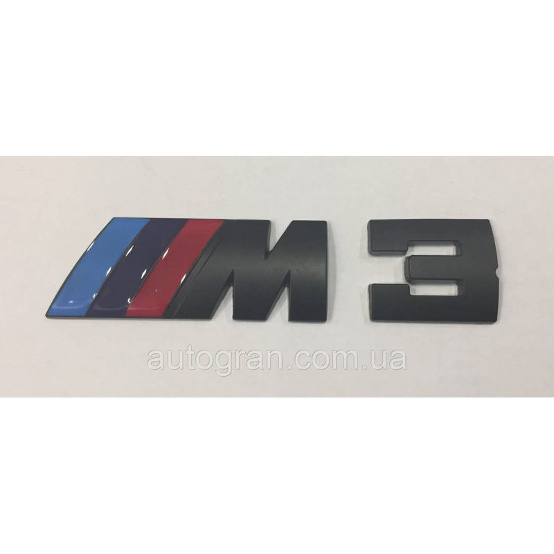 Емблема кузова та багажника BMW M3 чорна
