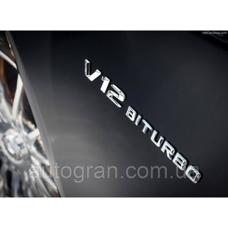 Емблема напис Mercedes V12 biturbo тип1