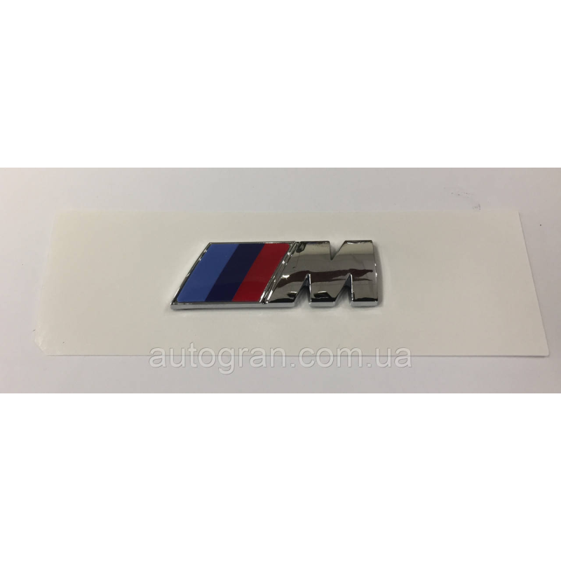 Емблема кузова та на крила BMW M-power хром Емблема кузова та на крила BMW M-power хром