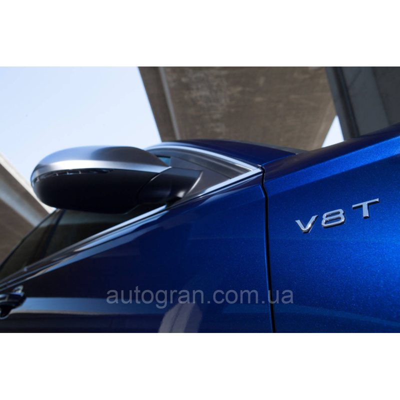 Емблема напис кришки багажника та на крила Audi V8T