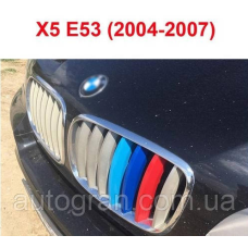 Накладка решітки радіатора BMW X5 2004-2007 E53 рестайл М-стиль