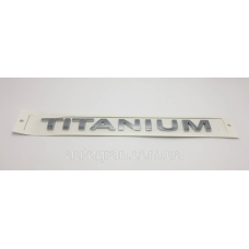 Емблема напис багажника Ford Titanium