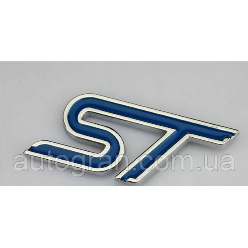 Емблема кузова FORD ST синя