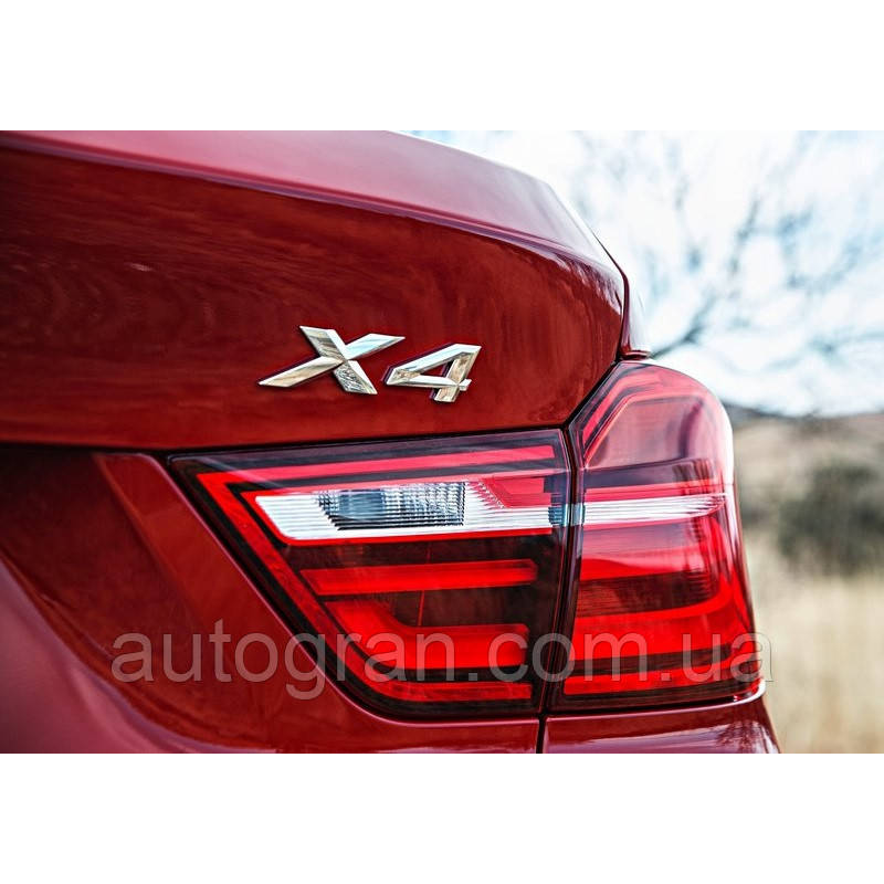 Емблема напис багажника BMW X4