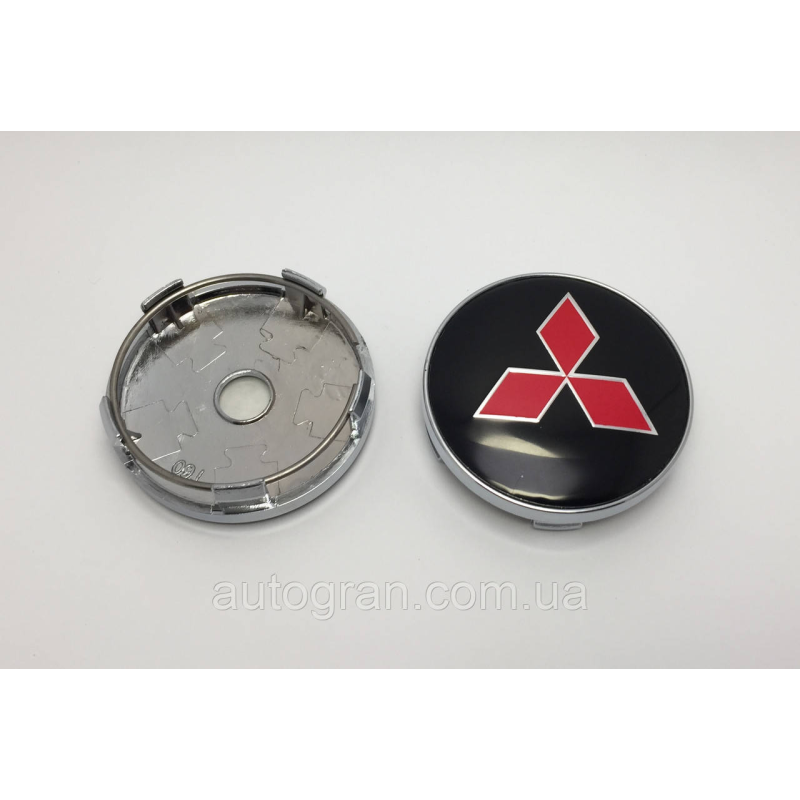 Ковпачки заглушки легкосплавних дисків Mitsubishi 60 мм Ковпачки заглушки легкосплавних дисків Mitsubishi 60 мм