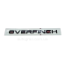 Емблема напис капота Range Rover OVERFINCH чорний