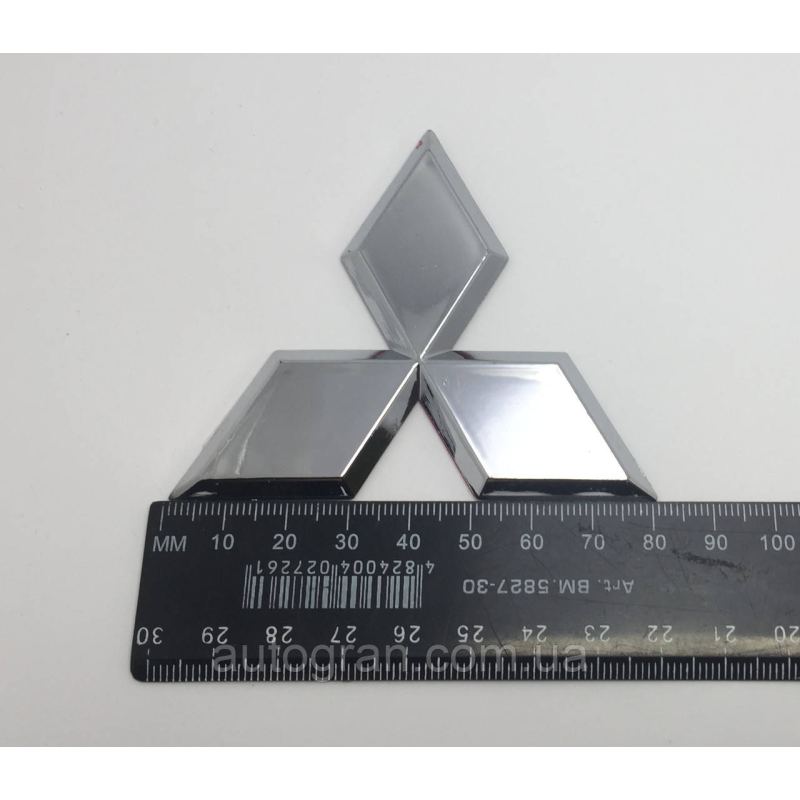 Емблема багажника Mitsubishi 8см